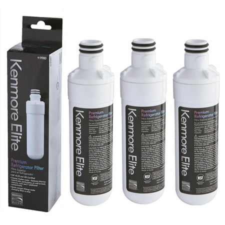 3 Pack Fit for Kenmore 9980 469980 Refrigerator Water Treatment Filter Compatible with LT1000P