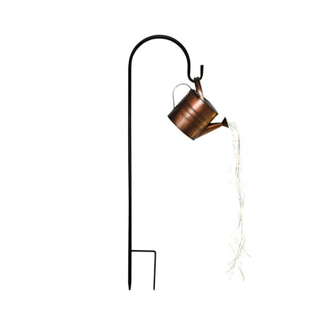 Wovilon Star Shower Watering Can Lights - Waterproof Solar Garden Decor LED Art Lamp - Outdoor String Fairy Lights with Bracket for Home Path Patio Ya