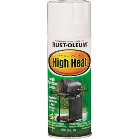 Rust-Oleum 7751-830 Specialty High Heat Spray Paint  12 Oz  White  Each