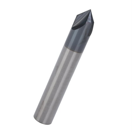 90° Milling Cutter Bit  Chamfer End Mill Professional Simple to Operate Chamfering Milling Cutter for Industrial Supplies D12 X 90° X 75L D10 X 90°