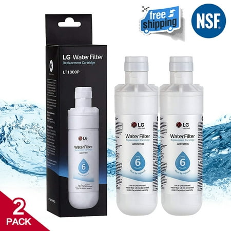 LT1000P Refrigerator Water Filter Replacement Fit for LT1000P  ADQ736134  Kenmore 46-9980  MDJ64844601  2 Pack