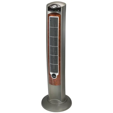 42  Wind Curve Tower Fan with Ionizer and Remote  2554  Gray/Woodgrain