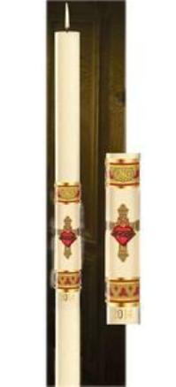 Cbcs 31610 No. 6 Special Sacred Heart Paschal Candle