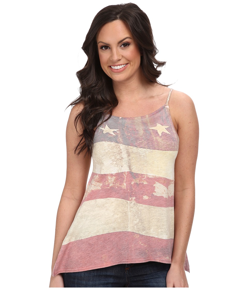 Roper - 9598 Poly Spandex Jersey Cami (white) Women's Sleeveless