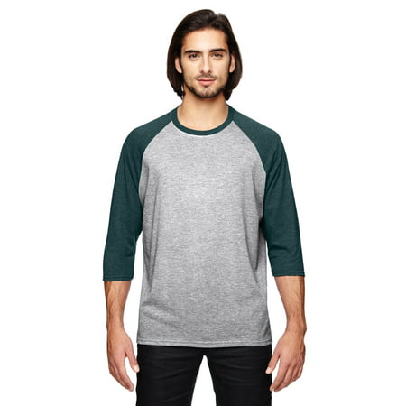 Anvil Adult Tri-Blend 3/4-Sleeve Raglan T-Shirt  Style 6755