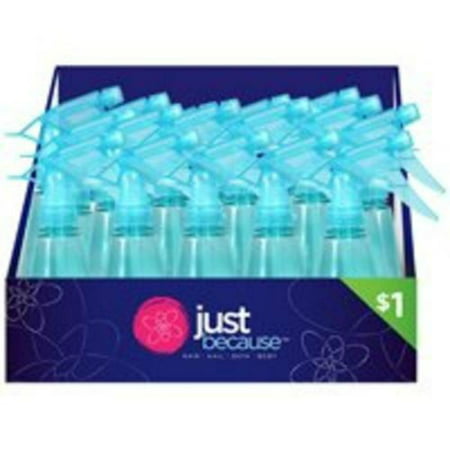 32PK Just Because 9303 Adjustable Spray Bottle  Assorted Colors  6 Oz