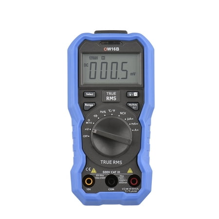 OWON OW16B Digital BT Multimeter with Offline Record 5999 Counts True RMS Auto-ranging Multifunction Electrical Tester with Backlight Voltage Meter NC