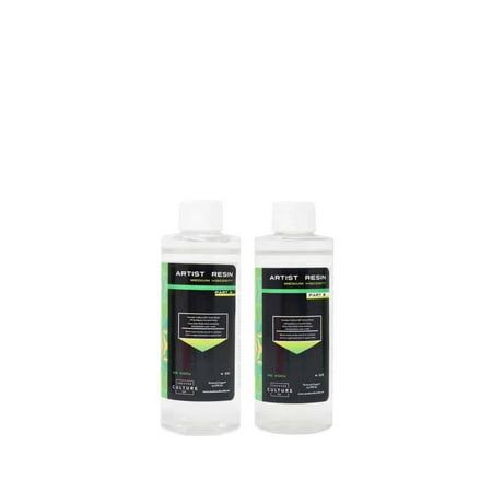 Counter Culture DIY Clear Epoxy Resin Kit  Easy Coat No VOCs  100% Heat Resistant  8 Oz