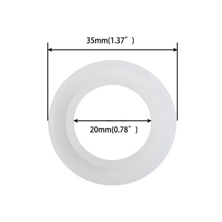 Ana Silicone Ring Gasket Replacement Bathtub Sink Pop up Plug Cap Washer Seal