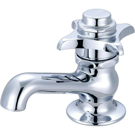 CYQUIO 0255-P Self-Close Single Handle Basin Faucet in Chrome