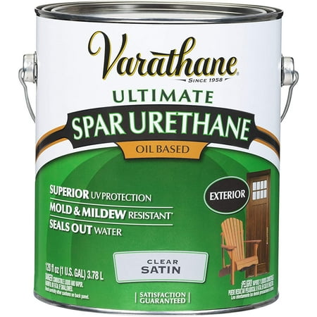 RUST-OLEUM 9332 Varathane Gallon Satin Exterior Spar Urethane