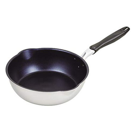 Frying Pan Silver 26cm Diamond Coat IH Correspondence Extra Deep Premium HB-4722// Steel
