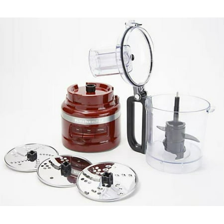 KitchenAid KFP0920QGC 9 Cup 3 Disks 2 Blades & Spatula Food Processor  Gloss Cinnamon