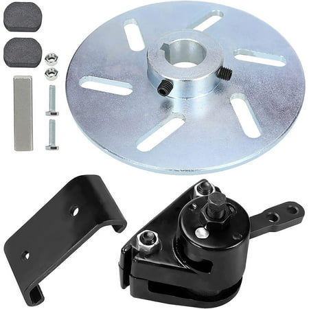 Mechanical Disc Caliper and Bracket with Brake Pads Black Kit for Manco 9598 9597 Yerf-Dog Asw Bristers Airheart Mb-1 Predator 212Cc 196Cc 6.5Hp Gx160