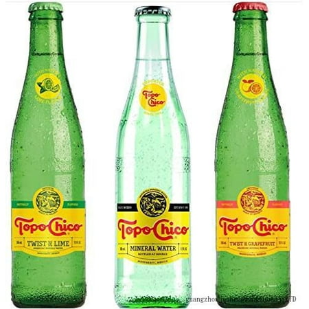 Mineral Water  Twist of Lime  Grapefruit Variety Pack  12 Fl Oz Glass Bottle (Pack of 6  Total of 72 Fl Oz)