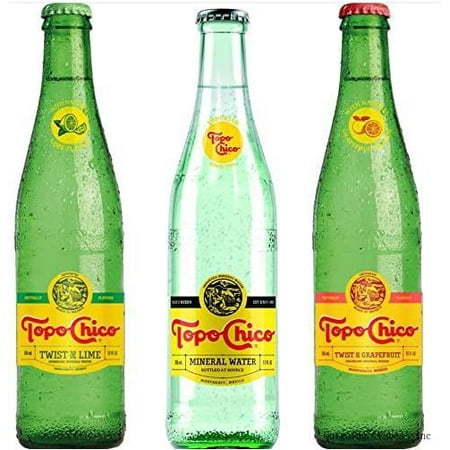 Mineral Water  Twist of Lime  Grapefruit Variety Pack  12 Fl Oz Glass Bottle (Pack of 6  Total of 72 Fl Oz)