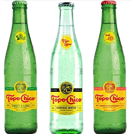 Mineral Water  Twist of Lime  Grapefruit Variety Pack  12 Fl Oz Glass Bottle (Pack of 6  Total of 72 Fl Oz)