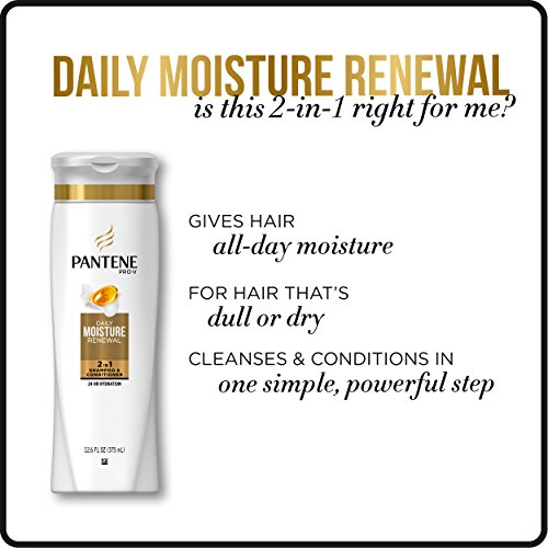 Pantene Pro-V Daily Moisture Renewal 2 in 1 Shampoo & Conditioner, 30.4 Fl Oz thumbnail