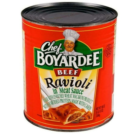 (Price/Case)Chef Boyardee 6414481060 Beef Ravioli - #10 Can 108 Oz