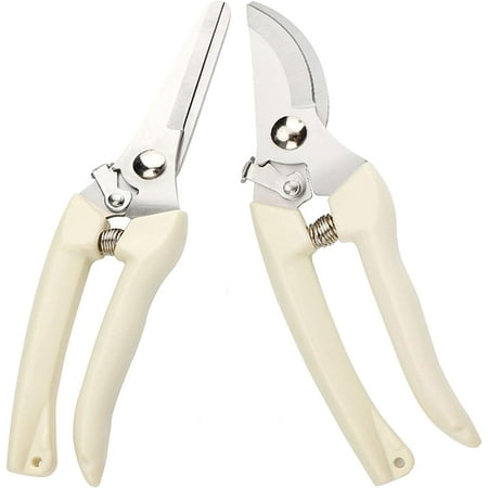 Best Premium Garden Shears  Pruning Scissors Gardening Tools  Pruners for Flower  Bushes  Rose and Fruit Tree  Use for Florist  Yard and Orchard the P
