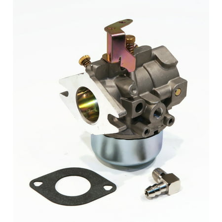 The ROP Shop Carburetor with Fuel Elbow Fitting & Gasket for Kohler 14 HP 6051  6053  6054