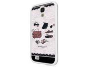 Samsung Galaxy S4 Mini Coque Fashion Trend Case Coque Protection Cover Plastique Et MÃ©tal - White 1253 - Trendy Fashion Bloggers Favourite Handbag 