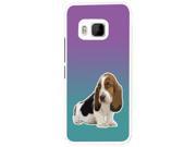 Htc One M7 Coque Fashion Trend Case Coque Protection Cover Plastique Et MÃ©tal - White 1507 - Trendy Dog Hound Pets Collage Animals Kwaai