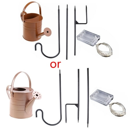Watering Can LED String Light Pouring Out Starry Fairy Nightlight for Yard Garden for Path Art Lamp Decor