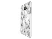 Samsung Galaxy A5 (2016) Sm-a510f Hard Plastic Case Back Cover - White 1229 - Novelty Marble Texture