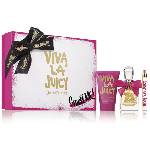Viva La Juicy 3 Piece Gift Set by Juicy Couture Standard OZ Eau De Parfum for Women's Gift Sets