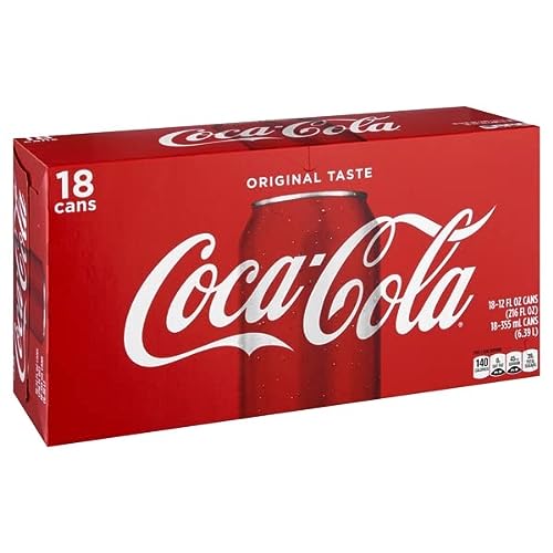 Coca-Cola Classic Soda Pop  12 Fl Oz Cans  18 Pack