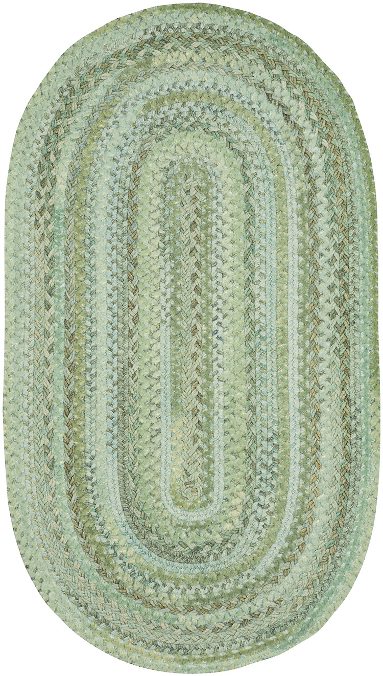 Capel Bayview 0036 2'x8' Oval Runner Area Rug - Sage