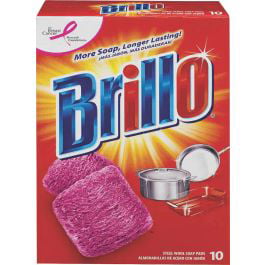 Armaly Armaly 23310 Brillo 10 Pack Steel Wool Soap Pad