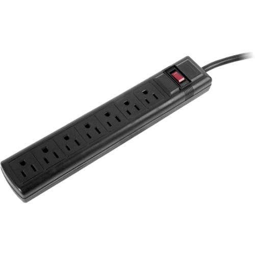 CyberPower CSB706 Essential 7-Outlets Surge Suppressor with 1500 Joules and 6FT Cord - 7 X NEMA 5-15R - 1500 J - 125 V AC Input