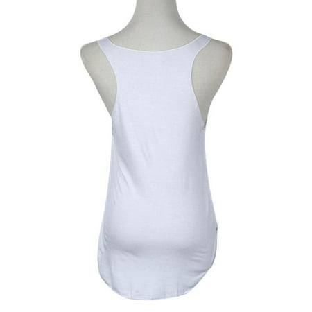 GWAABD Women Halter Neck Tank Candy V-Neck Lady Loose Fashion Vest Tops Woman Sleeveless T-shirt Summer Women S Blouse