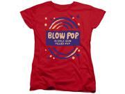 Tootsie Roll Blow Pop Rough Womens Short Sleeve Shirt