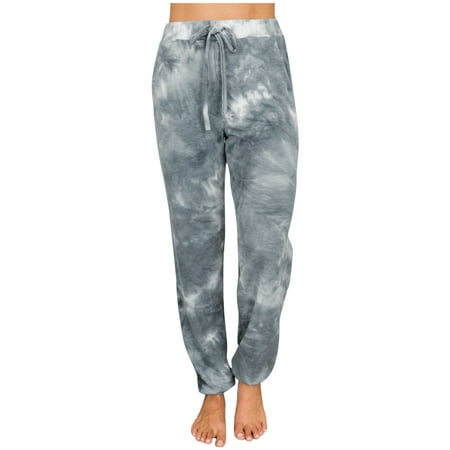 GWAABD Womens Mid Rise Jeans Pants Mid Pocket Loose Casual Women S Trouser Tie-dye Straight Cotton Waist Plus Size Pants