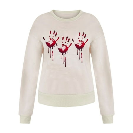 GWAABD Hoodie Trendy Tunic Women S Top Sweatshirt Pullover Prints Sleeve Long Women S Hoodies Sweatshirts
