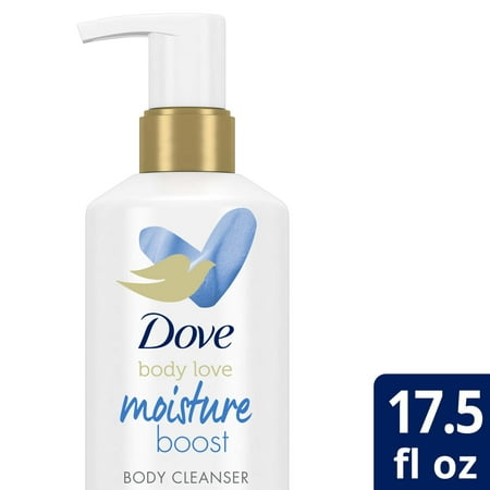 Body Love Body Cleanser for Dry Skin Moisture Boost Body Wash with Hyaluronic Acid and Moringa Oil