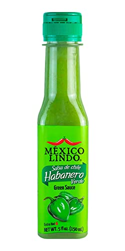 Mexico Lindo Hot Sauce Variety Pack | Includes One Red Habanero, One Green Habanero & One 7 Mares Hot Sauces | 5 Fl Oz Bottles (Pack of 3) thumbnail