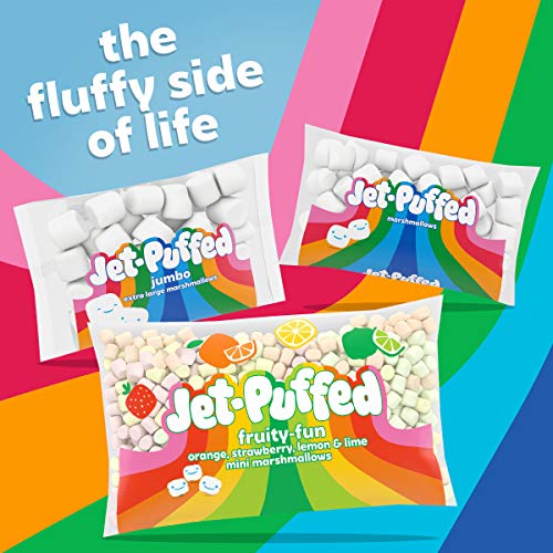 Jet-Puffed Fruity-Fun Marshmallows (Orange, Strawberry, Lemon & Lime Mini Marshmallow, 10 Oz Bag) thumbnail