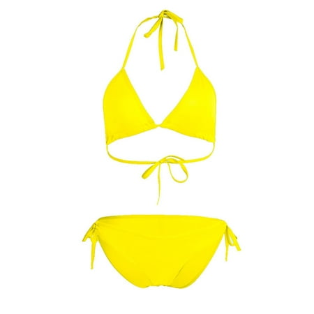 GWAABD Women S Ruffled Neck Summer Cover up Two Plus Swimsuit Size Push Piece Sets up Beachwear Women Bikini Swimwears Tankinis Set