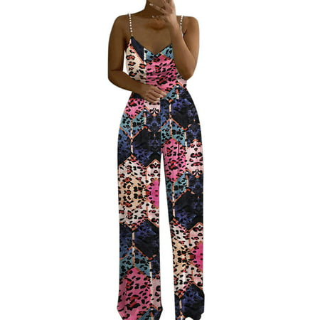 GWAABD Full Length Bodysuit for Women Two Rompers Pants Womens V High Neck Sweetheart Strap Jumpsuit Waist Jumpsuit Pearl Dressy Summer Women S Jumpsu