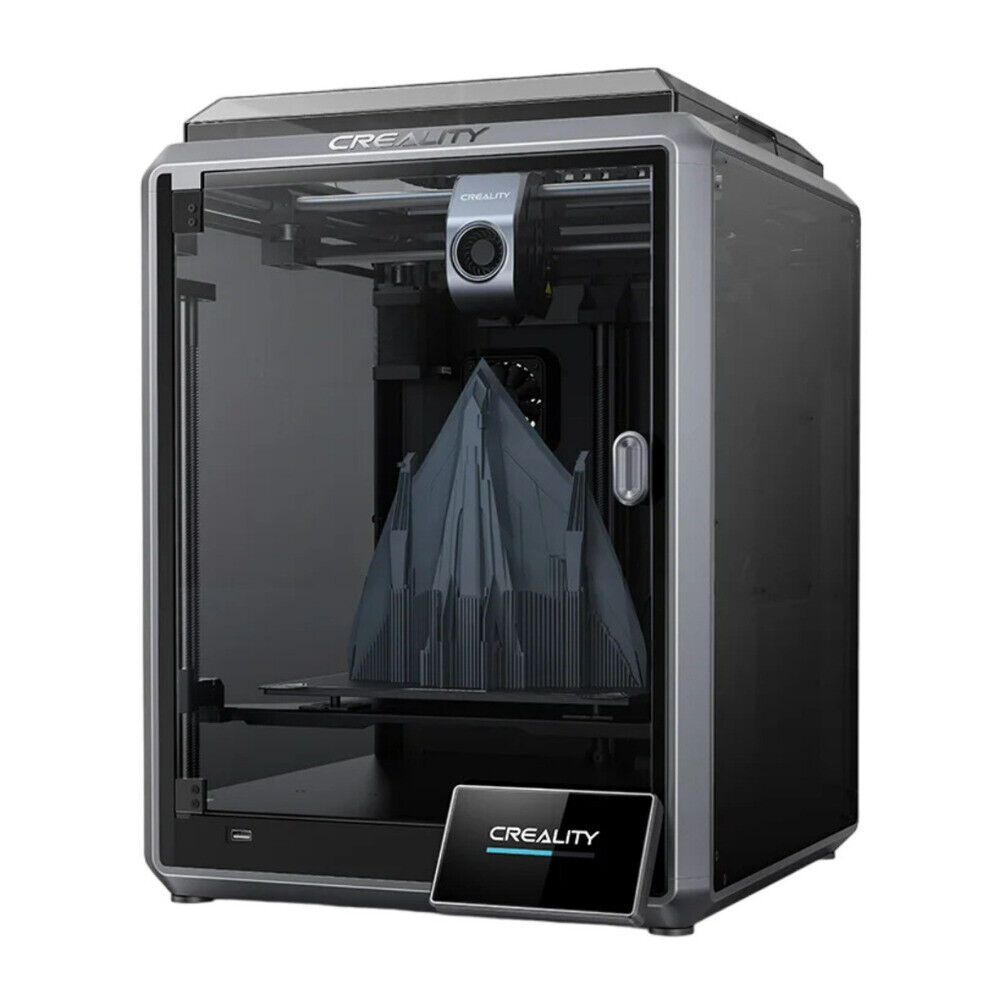 Creality K1 3D Printer Upgrade 600mm/s High-Speed 3D Printer with 4.3  Color Touch Screen  Hands-Free Auto Leveling  Dual Fans Cooler  One Tap Self-Te thumbnail