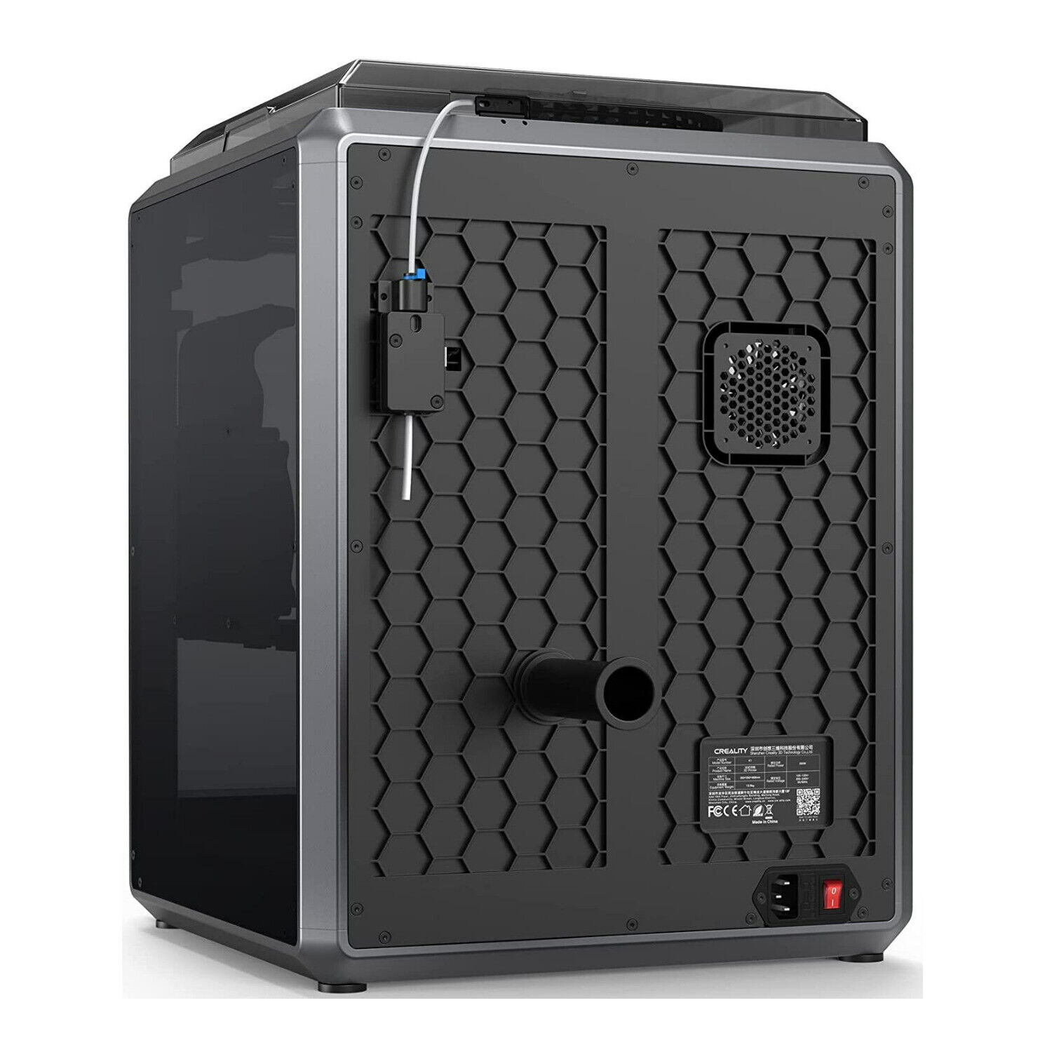 Creality K1 3D Printer Upgrade 600mm/s High-Speed 3D Printer with 4.3  Color Touch Screen  Hands-Free Auto Leveling  Dual Fans Cooler  One Tap Self-Te thumbnail