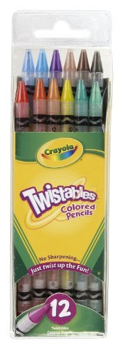 Crayola Twistable Colored Pencil (12 Pack)