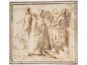 Figures Poster Print by Attributed to Francesco Allegrini (Italian  Cantiano 1615/20 �after 1679 Gubbio ) (18 X 24)
