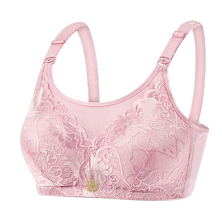 Bigersell Bra and Panty Set Women Bra Wire Free Underwear 1 Piece Bra Everyday Underwear Bras Big & Tall Size Plus Size Sports Bra  Style 6229  40C