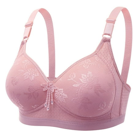 Bigersell Everyday Bras Women Solid Color Comfortable Bra Underwear No Underwire Women Size Female Bras  Style 9201  44B