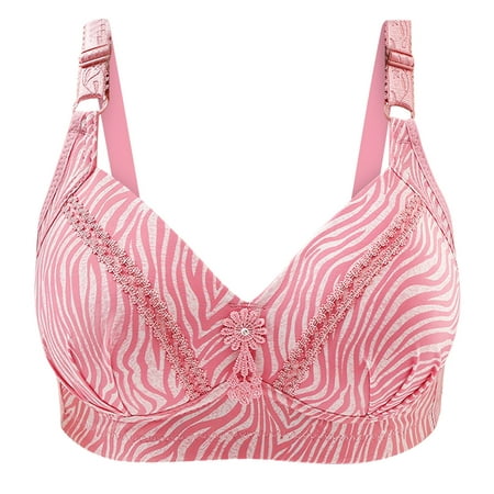 Bigersell Sports Bra Women Fashion Wire Free Comfortable Push up Hollow Out Bra Underwear Short Size Wireless Bra for Female  Style 6755  40C